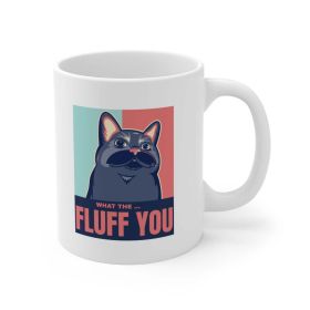 Funny Cat Fluff Mug