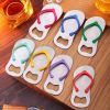 1Pcs Beach Flip Flops Opener Stainless Steel portable Shoes Soda Beer Bottle Corkscrew Party Gift Gadgets Household Kitchen Tool