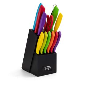 Gibson Home Color Vibes 14 Piece Cutlery Knife Set