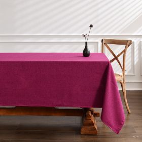 Ins Wind Home Table Cloth Waterproof and Oil proof Wholesale Amazon Thickened Free Cleaning Hotel Western Restaurant Tea Table Cloth (colour: Purple (waterproof and oil proof), size: 60x60cm)