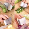 1/2/5 Pcs Finger Protect Stainless Steel Knife Cut Hand Finger Protection Tool Kitchen Gadgets