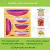 Ziplock Bag Organizer for Drawer; Bamboo Baggie Organizer; Plastic Wrap Dispenser with Cutter; Storage Bag Organizer Suitable Gallon; Quart; Sandwich&